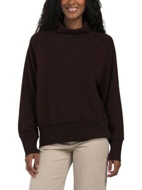 WILT Extrafine Merino Wool Long Sleeve Easy Turtleneck Pull Over Sweater